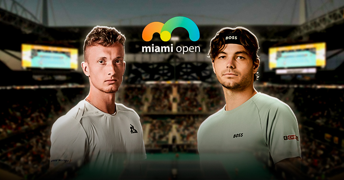 Otro de los duelos de octavos de final del Miami Open será Lehecka vs Fritz, que se jugará este martes 24 de marzo.