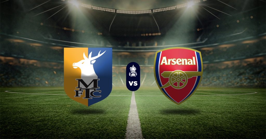 El sábado 7 de marzo todo iniciará con el duelo de Mansfield vs Arsenal, en lo que será la quinta ronda de la FA Cup.