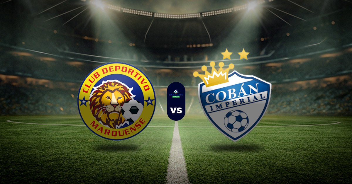 El último choque de este miércoles 18 de marzo será Marquense vs Cobán Imperial, en la jornada 14 de la Liga Nacional de Guatemala.
