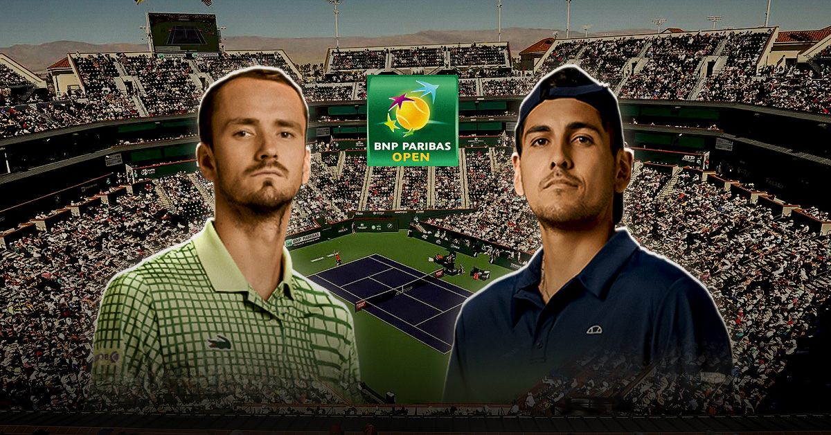 Entre los juegos de este sábado 7 de marzo destaca el de Medvedev vs Tabilo, en lo que será la ronda de 64 de Indian Wells.