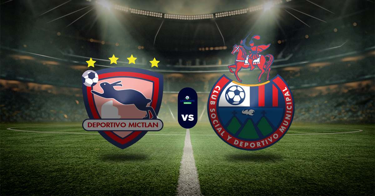 Uno de los juegos de este domingo 8 de marzo será el de Mictlán vs Municipal, en la jornada 12 de la Liga Nacional de Guatemala.