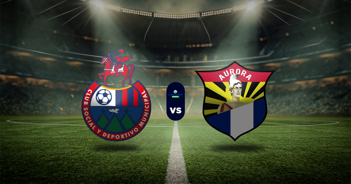 El último duelo de esta jornada 13 de la Liga Nacional de Guatemala será Municipal vs Aurora FC, este domingo 15 de marzo.