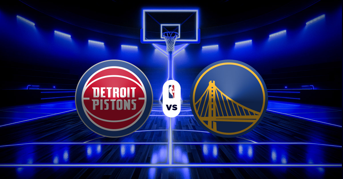 Pronóstico Pistons vs Warriors | NBA partido de la nba hoy