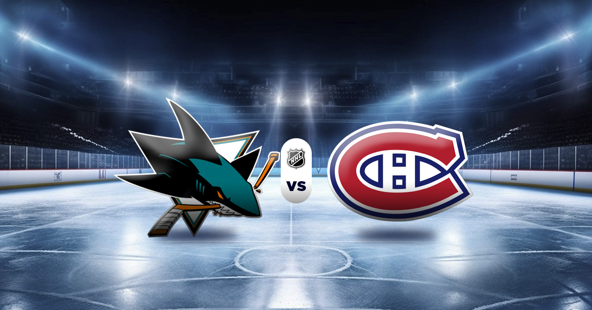 Pronóstico NHL: Sharks vs Canadiens - Apuestas nhl hockey sobre hielo