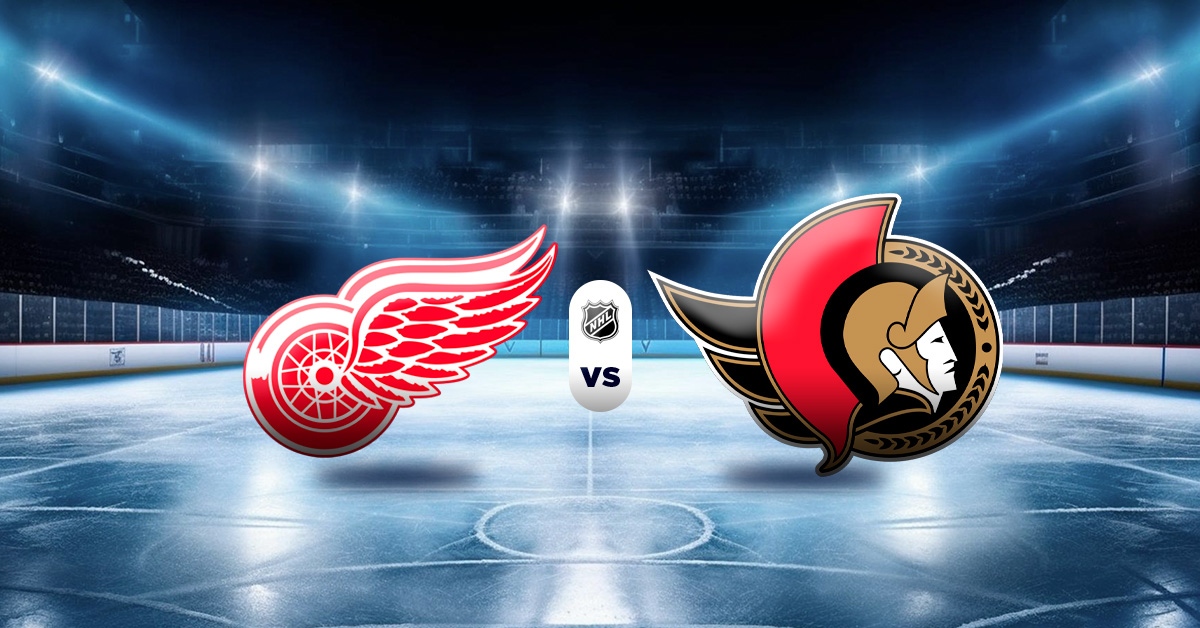 Pronóstico NHL: Red Wings vs Senators - juegos para hoy de la nhl