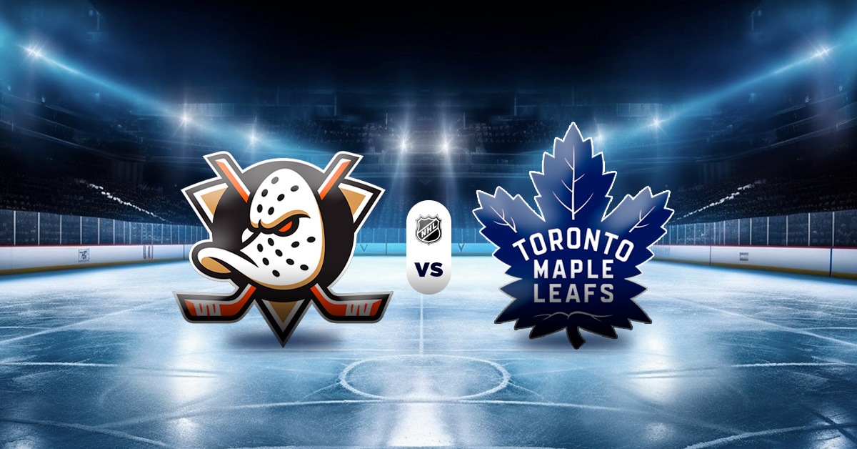 Pronóstico NHL: Ducks vs Maple Leafs - resultados nhl hoy
