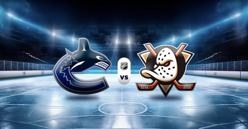 Pronóstico NHL: Canucks vs Ducks - Apuestas nhl hockey hoy