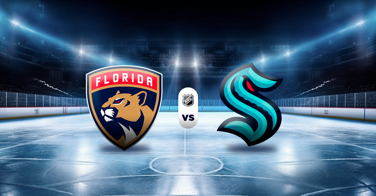 Otro de los duelos que iniciará esta jornada de la NHL será el de Panthers vs Kraken, este martes 24 de marzo.