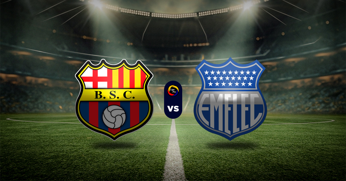 Pronóstico Barcelona SC vs Emelec - Apuesta liga de ecuador