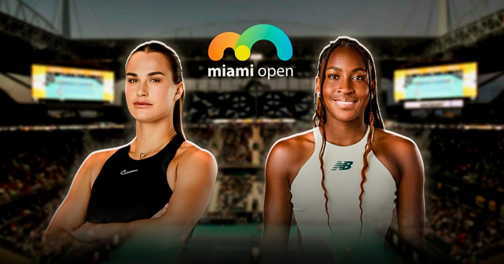 Pronóstico WTA Miami Open: Sabalenka vs Gauff - Datos wta live tennis rankings