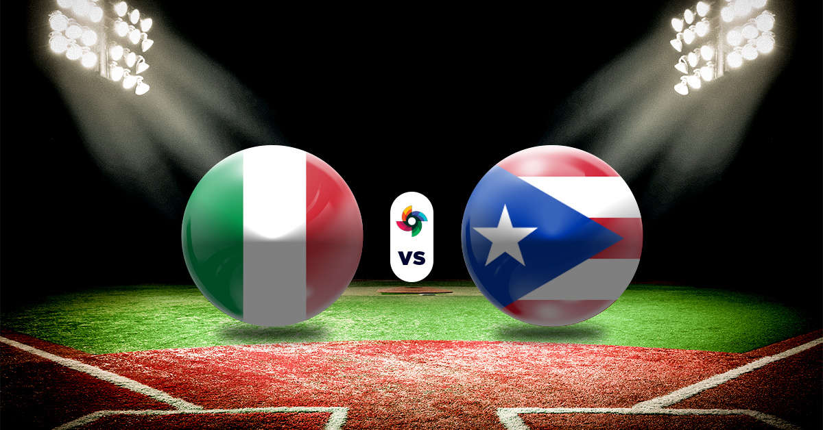Pronóstico Italia vs Puerto Rico | Clásico Mundial de Béisbol