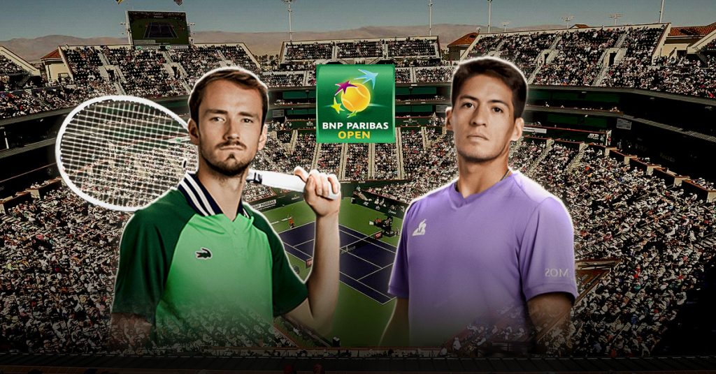Pronóstico Medvedev vs Báez – cuotas indian wells