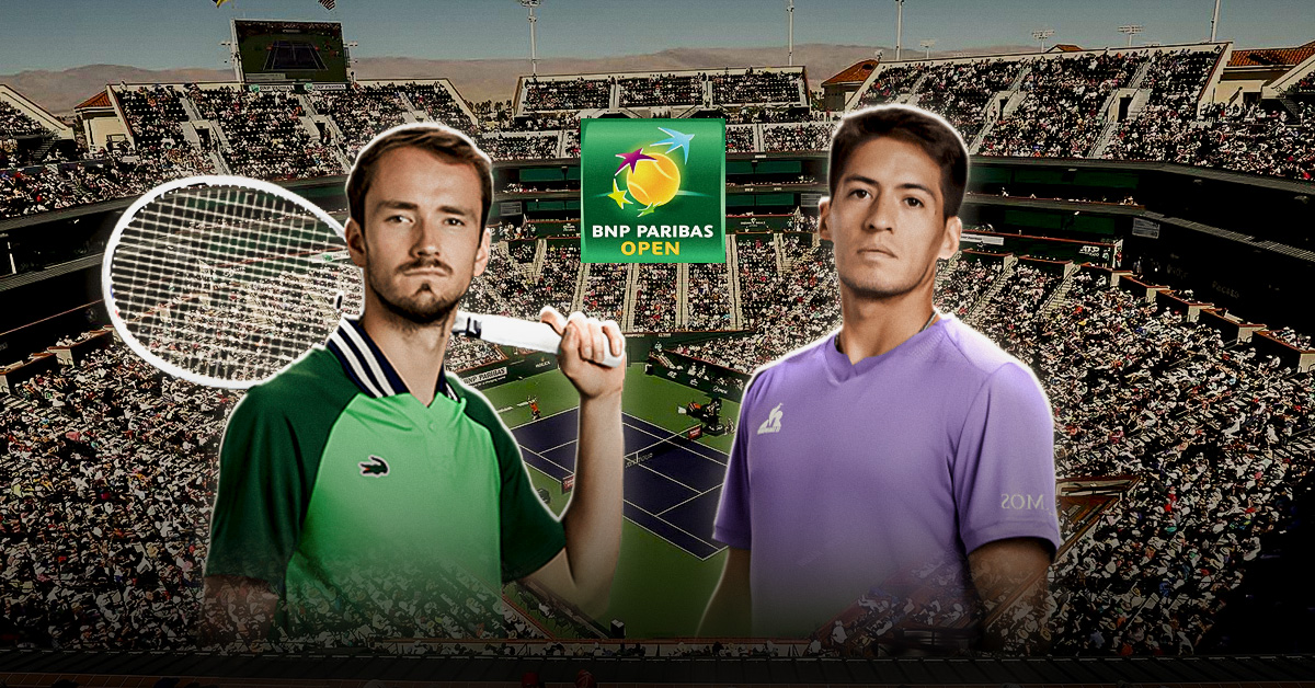 Pronóstico Medvedev vs Báez – cuotas indian wells