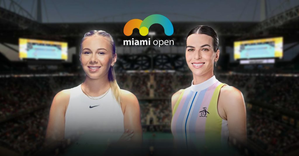 Pronóstico WTA Miami Open: Anisimova vs Tomljanovic – cuotas tenis open miami
