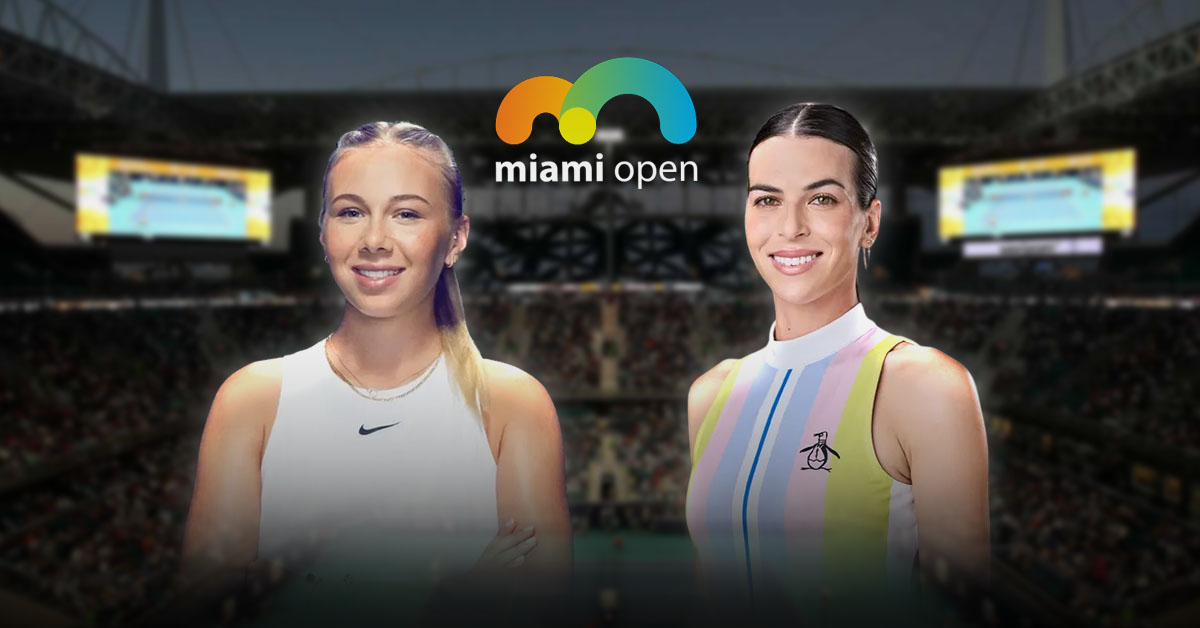 Pronóstico WTA Miami Open: Anisimova vs Tomljanovic – cuotas tenis open miami