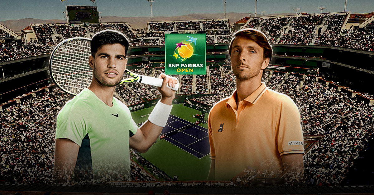 Pronóstico Alcaraz vs Rinderknech – Datos Masters de Indian Wells