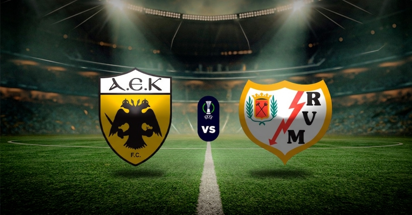 Pronóstico AEK Atenas vs Rayo Vallecano - Análisis conference league hoy