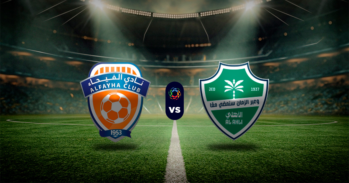 El primer duelo de esta jornada 29 de la Liga Profesional Saudí será Al Fayha vs Al-Ahli SC, este miércoles 8 de abril.