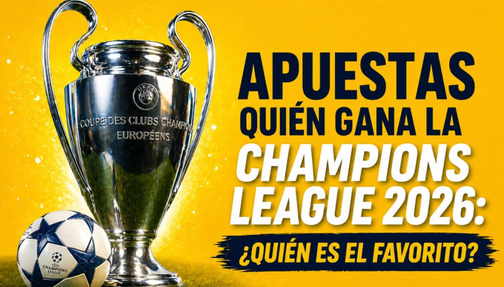 Apuestas quién gana la Champions League