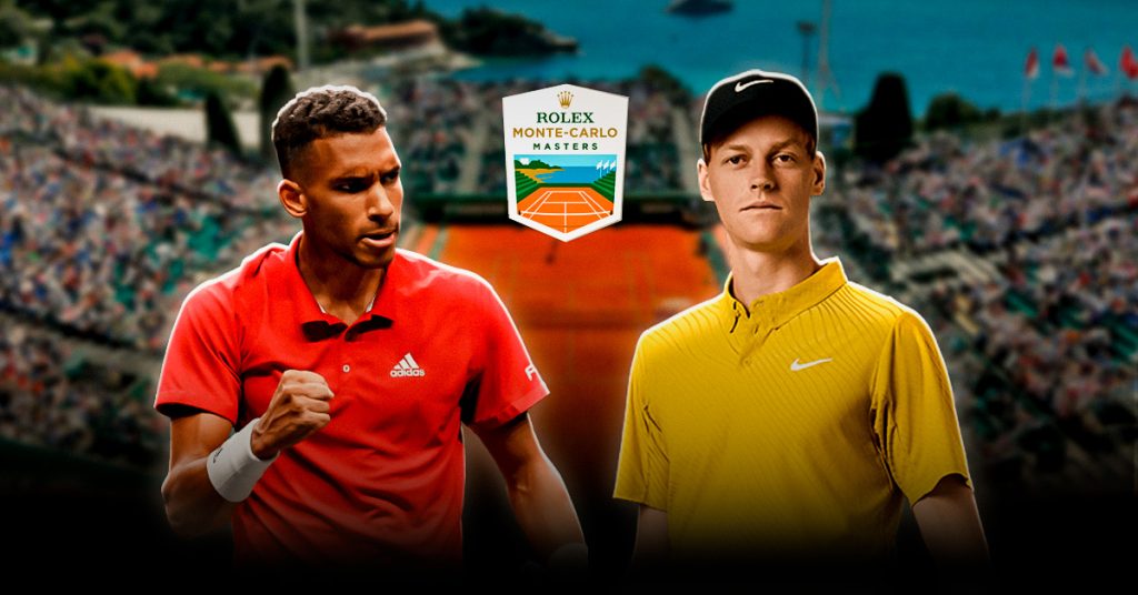 Auger-Aliassime vs Sinner Pronósticos y apuestas recomendadas - ATP Montecarlo MasterBets365 apuesta tenis