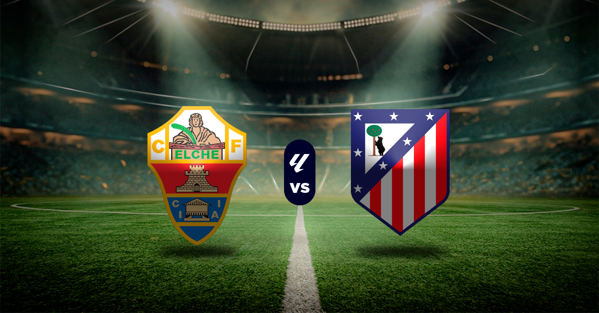 El primer duelo de este miércoles 22 de abril será Elche vs Atlético de Madrid, en la jornada 33 de LaLiga.