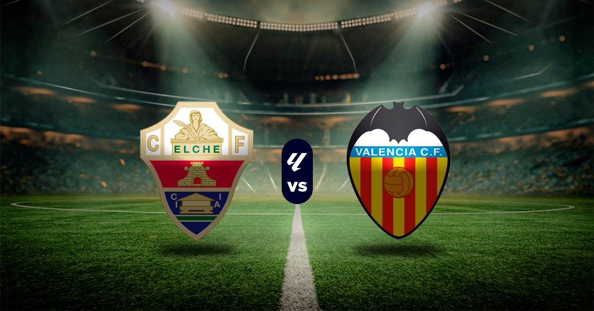 Otro de los duelos de este sábado 11 de abril lo protagonizarán Elche vs Valencia, en la jornada 31 de LaLiga.