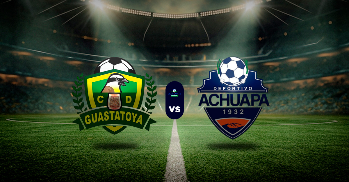 El penúltimo duelo de esta jornada 18 de la Liga Nacional de Guatemala será el de Guastatoya vs Deportivo Achuapa, este lunes 6 de abril.