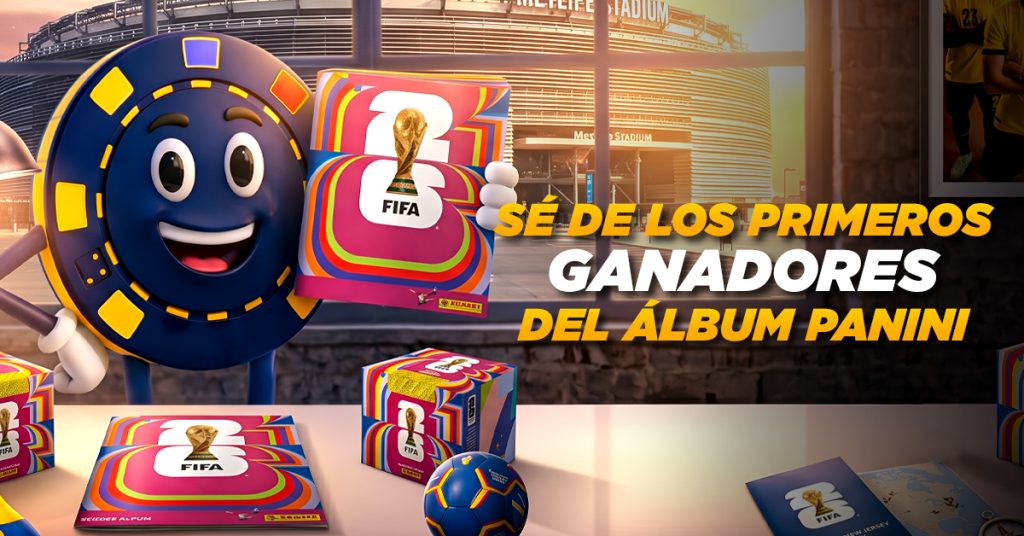 MasterBets365 Ecuador te regala el Álbum Panini del Mundial de futbol 2026 + Caja de Cromos