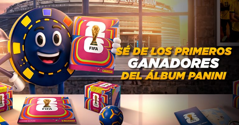 MasterBets365 Ecuador te regala el Álbum Panini del Mundial de futbol 2026 + Caja de Cromos