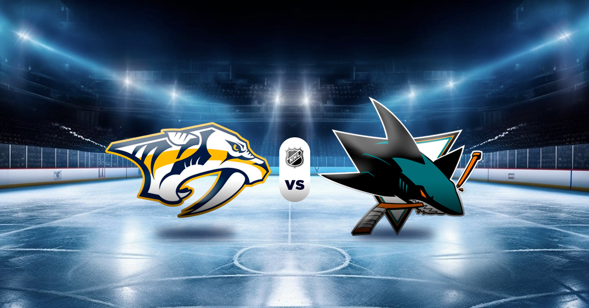 Pronóstico Predators vs Sharks – cuotas hockey nhl