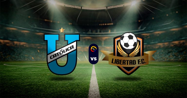 Otro de los duelos de este sábado 18 de abril será el de Universidad Católica vs Libertad FC, en la jornada 9 de la LigaPro.