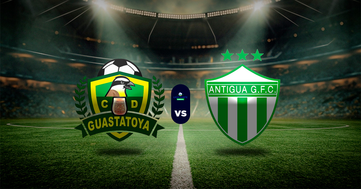 Pronóstico Guastatoya vs Antigua – cuotas liga guatemala