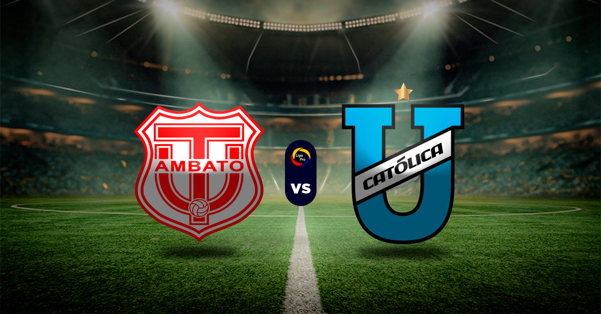 Pronóstico Técnico Universitario vs U. Católica - partidos de serie a de ecuador