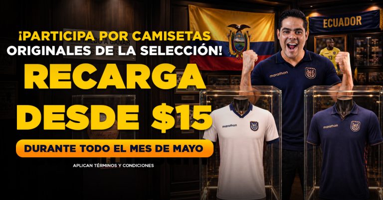 Participa y GANA una camiseta alterna de la Tri con MasterBets365 Ecuador