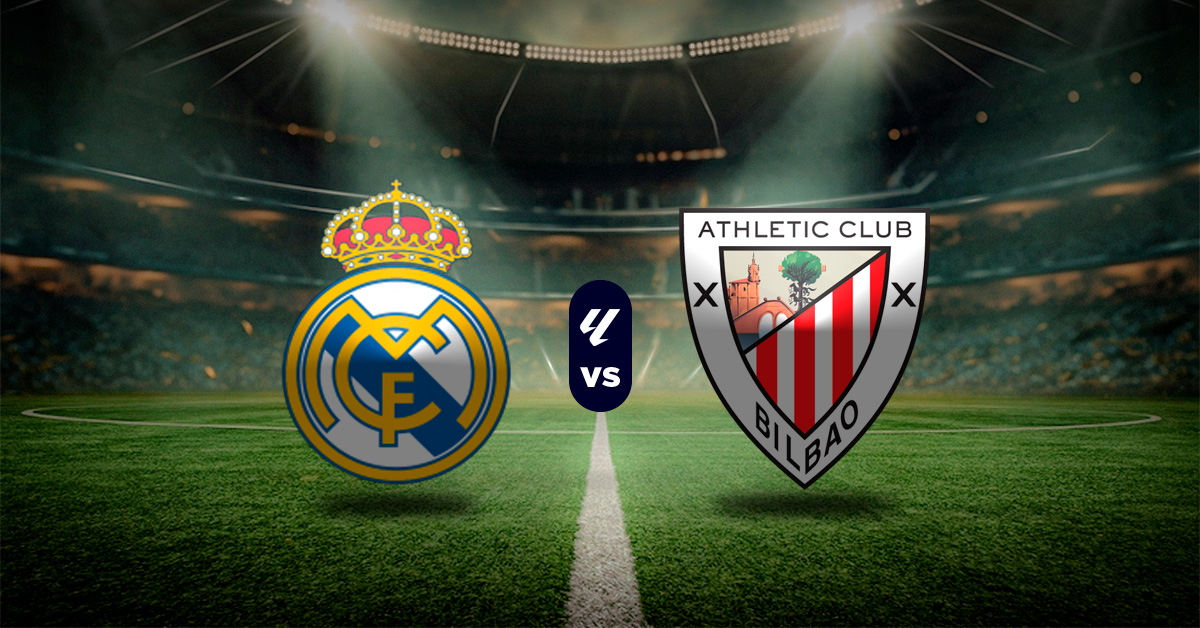 Otro de los partidazos de esta jornada 38 de LaLiga lo protagonizarán Real Madrid vs Athletic Club, este sábado 23 de mayo.