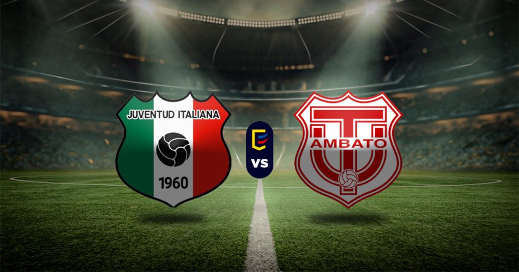 Pronóstico Juventud Italiana vs Técnico Universitario - Resultados Copa Ecuador