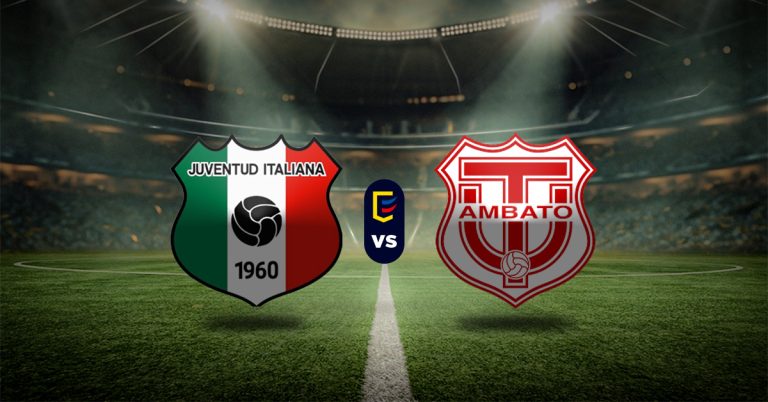 Pronóstico Juventud Italiana vs Técnico Universitario - Resultados Copa Ecuador