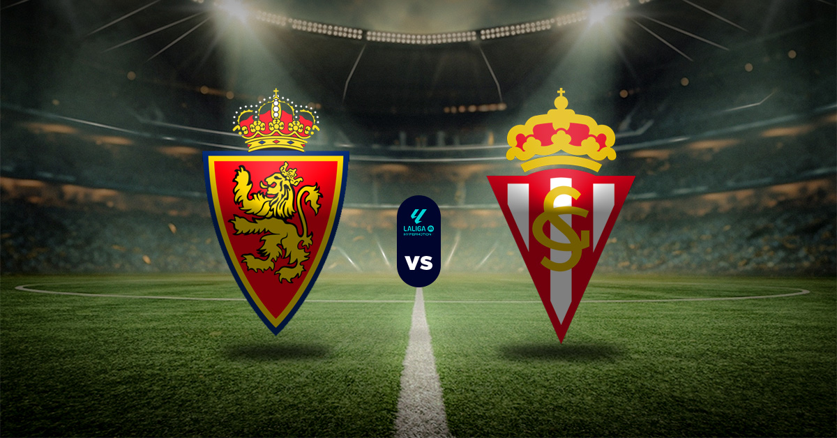 Pronóstico Zaragoza vs Sporting Gijón - Resultados la liga hypermotion