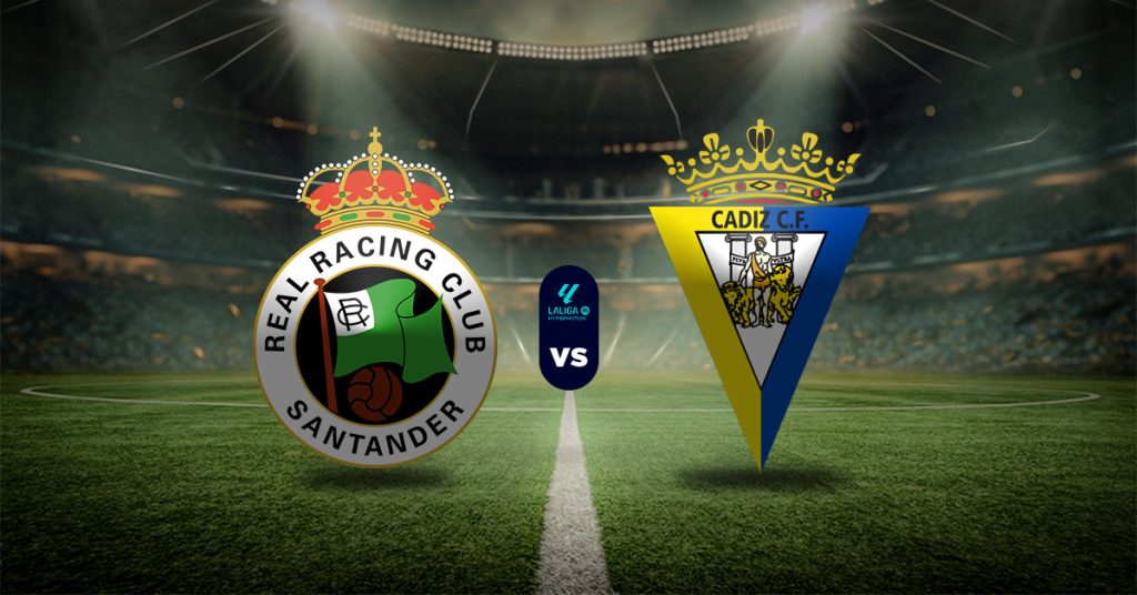 Pronóstico Racing Santander vs Cádiz - Datos LaLiga Hypermotion en vivo