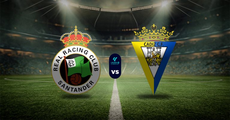 Pronóstico Racing Santander vs Cádiz - Datos LaLiga Hypermotion en vivo