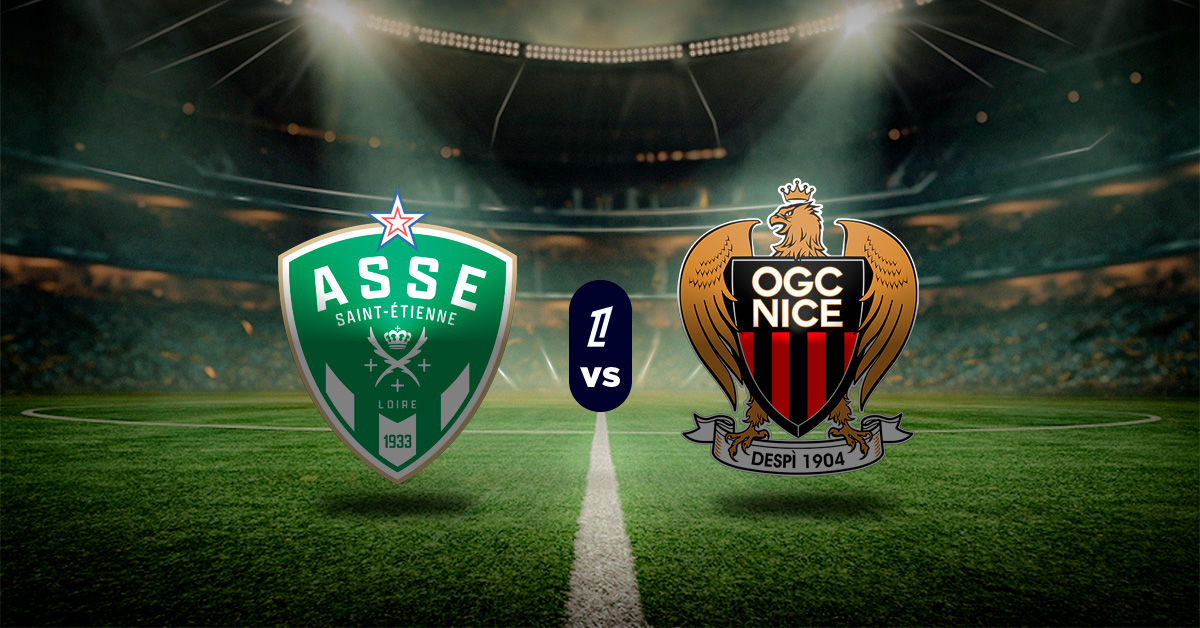 Pronóstico Saint-Étienne vs Niza - Resultados Ligue 1 en vivo