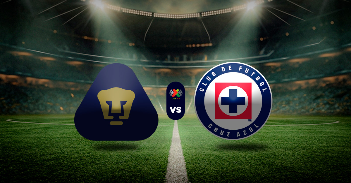 Pronóstico Pumas UNAM vs Cruz Azul - resultado de la liga mexicana