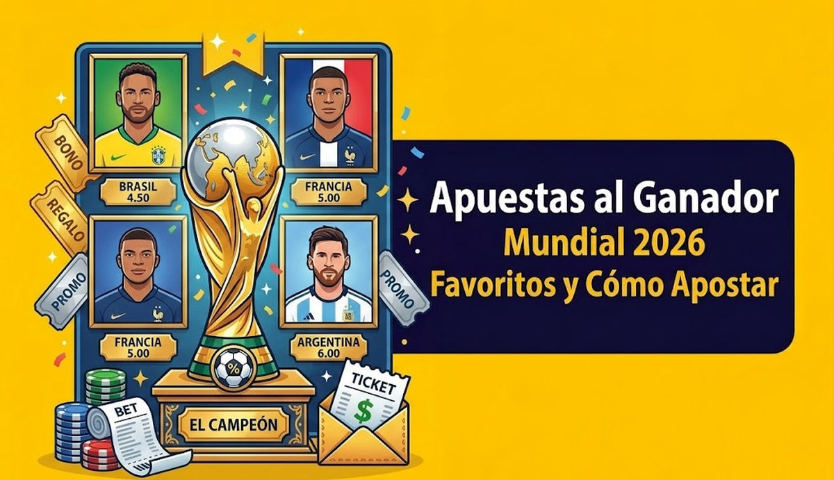 Las apuestas al ganador del Mundial 2026 son importantes para que tengas alguna opción de ganar con tus pronósticos.