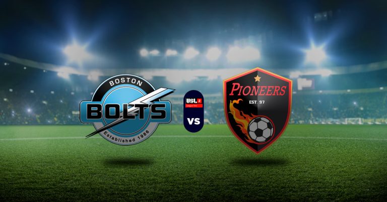 Uno de los choques del martes 30 de junio será el de Boston Bolts vs Western Mass Pioneers, en la jornada de la USL League Two.