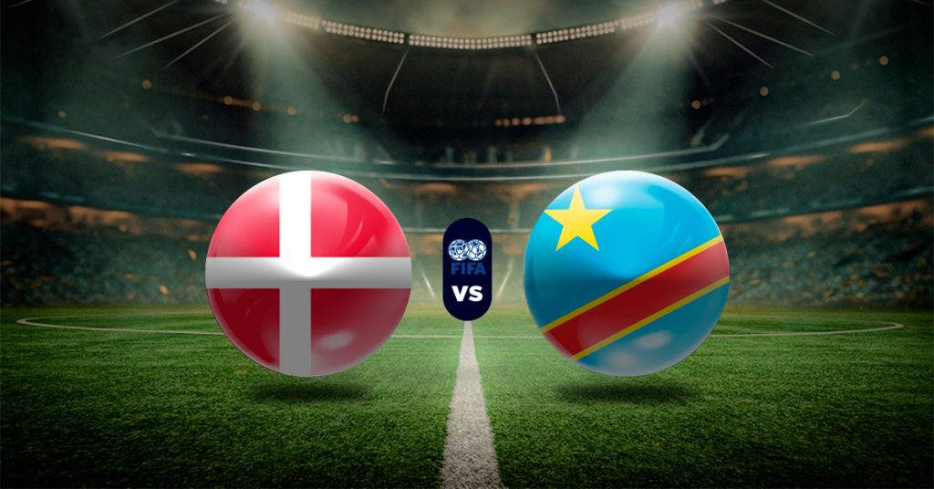 Otro de los partidazos del miércoles 3 de junio será el de Dinamarca vs RD Congo, en la jornada de Amistosos Internacionales.