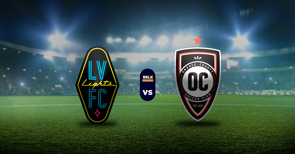 El penúltimo duelo de este sábado 20 de junio será el de Las Vegas Lights vs Orange County SC, en la jornada de la USL Championship.