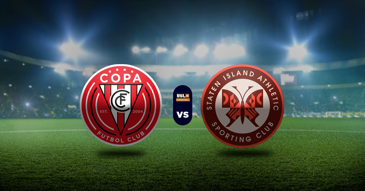 El primer duelo del martes 16 de junio será el de New Jersey Copa vs Staten Island ASC, en la jornada 7 de la USL League Two.