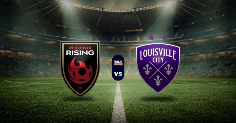 El último duelo de este miércoles 10 de junio será el de Phoenix Rising vs Louisville City, en la jornada 13 de la USL Championship.
