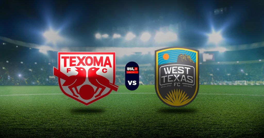 Otro de los primeros choques de este jueves 18 de junio será el de Texoma FC vs West Texas FC, en la jornada 8 de la USL League Two.
