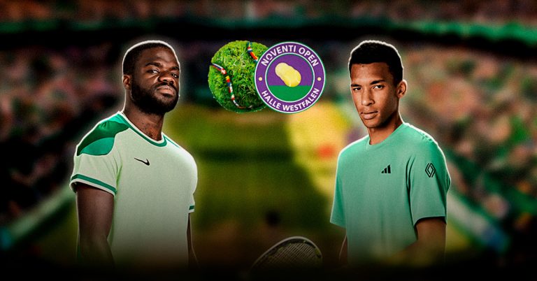 El último duelo de este viernes 19 de junio será el de Tiafoe vs Auger-Aliassime, en los cuartos de final del ATP Halle.